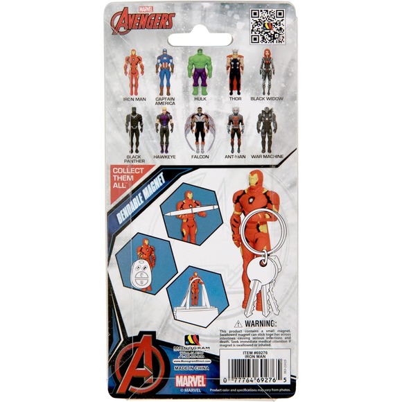 Marvel Iron Man Character action figure Bendable Magnet - Picture 2 of 2